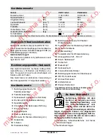 Предварительный просмотр 4 страницы Bosch PHO 16-82 Operating Instructions Manual