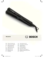 Предварительный просмотр 1 страницы Bosch PHS 2101B Operating Instructions Manual