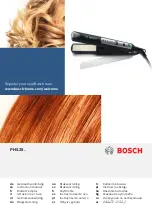 Предварительный просмотр 1 страницы Bosch PHS 25 Series Instruction Manual