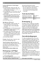 Preview for 9 page of Bosch PHS2112 Operating Instructions Manual