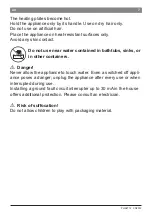 Preview for 11 page of Bosch PHS2112 Operating Instructions Manual