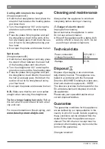 Preview for 13 page of Bosch PHS2112 Operating Instructions Manual