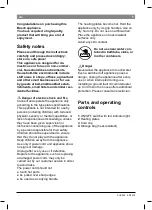 Preview for 9 page of Bosch PHS365 Series Operating Instructions Manual