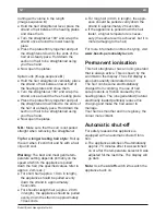 Preview for 16 page of Bosch PHS8667 Operating Instructions Manual