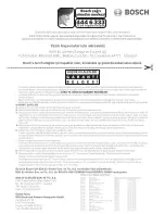 Preview for 87 page of Bosch PHS8667 Operating Instructions Manual