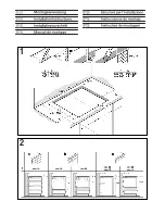 Preview for 2 page of Bosch PIA611T16E Installation Instructions Installation Instructions Manual