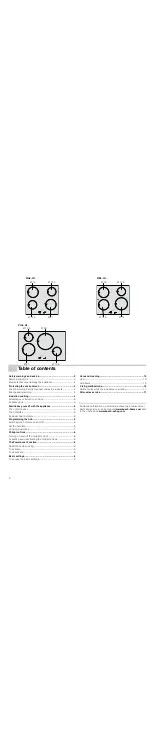 Preview for 2 page of Bosch PIE645Q14E Instruction Manual