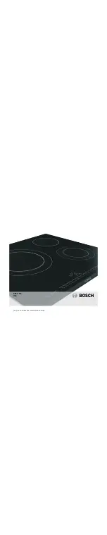 Bosch PIM6..R1 SERIES Instructions For Installation And Use Manual preview