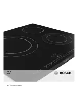 Preview for 1 page of Bosch PIT...F SERIES Instruction Manual