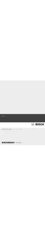 Предварительный просмотр 1 страницы Bosch PKD1..Y Series Instruction Manual