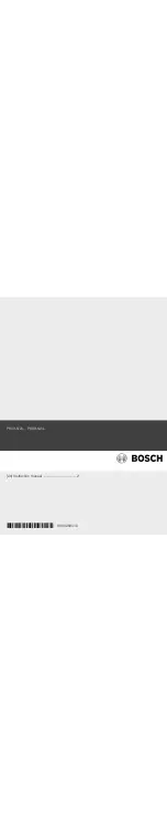 Bosch PKD9..N24 Series Instruction Manual preview