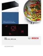 Preview for 1 page of Bosch PKE6CA1 Series Instruction Manual