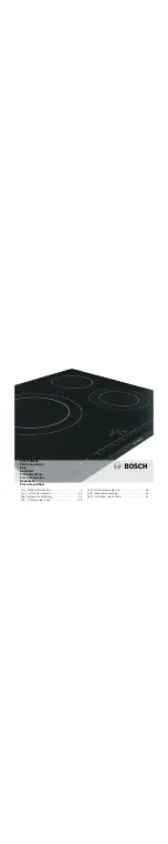 Bosch PKF375N14E Instruction Manual предпросмотр