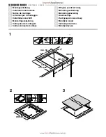 Preview for 2 page of Bosch PKF675F17E Installation Instructions Manual