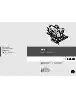 Bosch PKS 54 Original Instructions Manual предпросмотр