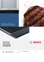 Preview for 1 page of Bosch PKU375CA1E Instruction Manual