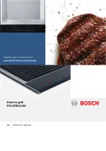Preview for 1 page of Bosch PKU375CA1W Instruction Manual