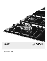 Preview for 1 page of Bosch PKU375V14E Instruction Manual