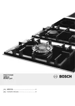 Preview for 1 page of Bosch PKU375V14W Instruction Manual