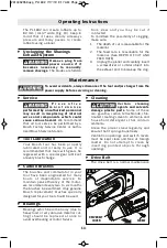 Preview for 13 page of Bosch PL1632 Operating/Safety Instructions Manual