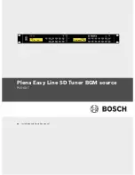 Bosch PLE-SDT Installation And Operation Manual preview