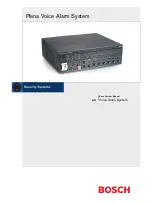 Preview for 1 page of Bosch Plena LBB1990/00 System Manual