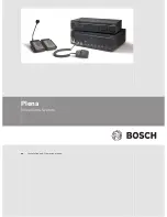 Bosch Plena Power Amplifier Operating Manual preview