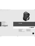 Preview for 1 page of Bosch PLL 360 Original Instructions Manual