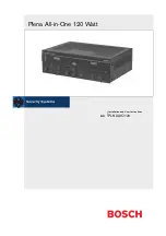 Preview for 5 page of Bosch PLN?2AIO120 BGM Installation And User Instructions Manual