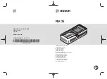 Bosch PLR 25 Manual preview