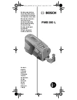 Bosch PMB 300 L Operating Instructions Manual предпросмотр