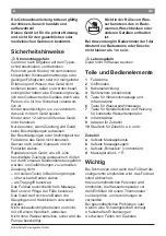 Preview for 4 page of Bosch PMF 1232 Operating Instructions Manual