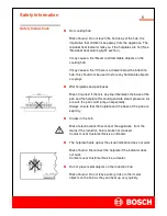 Предварительный просмотр 6 страницы Bosch PMI968MS Installation And Operation Instruction Manual