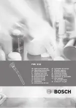 Bosch PMS 1050 Operating Instructions Manual preview