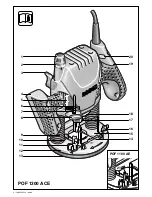 Предварительный просмотр 2 страницы Bosch POF 1100 AE Operating Instructions Manual