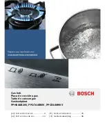 Bosch PPH6A6B20V Instruction Manual preview