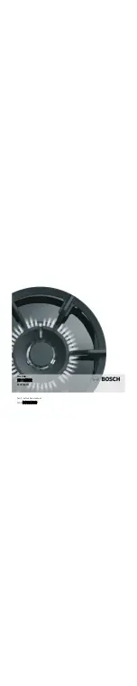 Bosch PPU816B1TT Instruction Manual preview