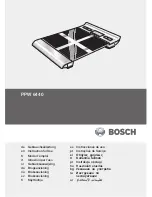 Preview for 1 page of Bosch PPW 6440 Instruction Manual