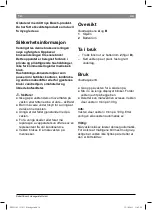 Preview for 16 page of Bosch PPW3105 Operating Instructions Manual