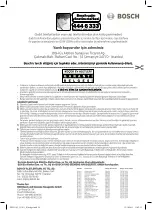 Preview for 31 page of Bosch PPW3105 Operating Instructions Manual