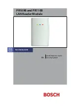 Bosch PR109B Reference Manual preview