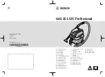 Предварительный просмотр 1 страницы Bosch Professional GAS 25 L SFC Original Instructions Manual