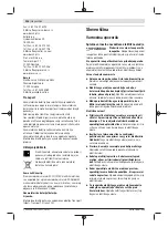 Предварительный просмотр 224 страницы Bosch Professional GBH 18V-26 Original Instructions Manual