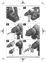 Предварительный просмотр 4 страницы Bosch Professional GBH 18V-34 CF Original Instructions Manual