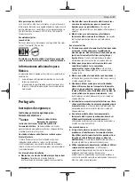 Предварительный просмотр 47 страницы Bosch Professional GBH 18V-34 Original Instructions Manual