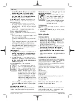 Предварительный просмотр 114 страницы Bosch Professional GBH 18V-34 Original Instructions Manual