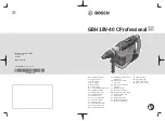 Bosch Professional GBH 18V-40 C Instruction Manual preview