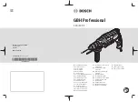 Bosch Professional GBH 240 Manual предпросмотр