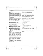 Preview for 46 page of Bosch Professional GBH 5-38 D Operating Instructions Manual