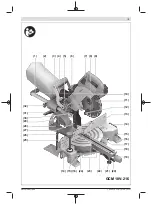 Предварительный просмотр 3 страницы Bosch Professional GCM 18V-216 Original Instructions Manual